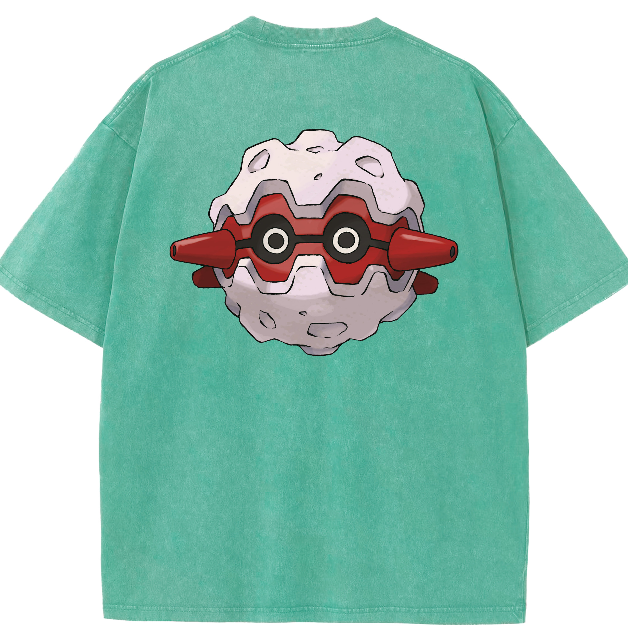 （画像用） ポケットモンスター Pokémon 綿100% ヴィンテージ風 半袖Tシャツ（背面プリント）